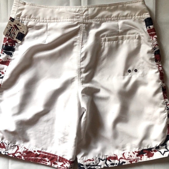 Swim shorts mens new size XXL shell lining polyester velcro back pocket & fly - Picture 2 of 3